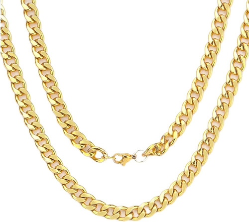 Adecco Llc Gold Chain, Necklace For Men, 24inch Gold Necklac