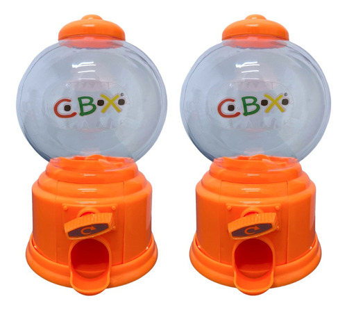 2 Caramelera Dispenser De Golosinas Y Alcancia Cbx 14x9cm  