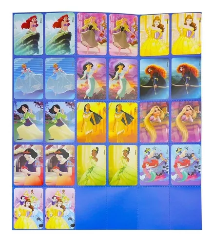 Kit Princesas Disney: Jogo da Memória + Mini Espelho + Post Its + Bolsinha  - Broker Corporativo