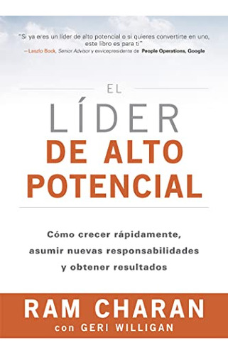 Libro El Líder De Alto Potencial De Ram Charan Geri Willigan