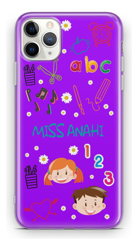 Funda Para Celular Case Uso Rudo Miss Escuela Docente 5