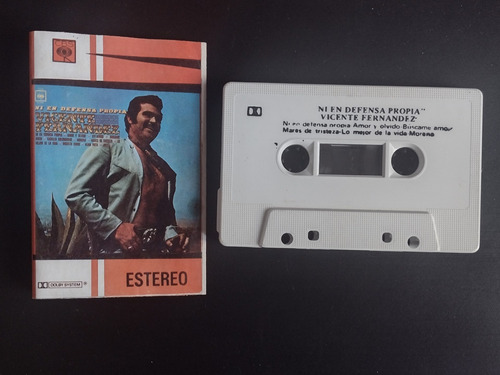 Cassette Bootleg Vicente Fernández Ni En Defensa Propia 
