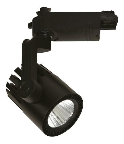 Cabezal Dirigible Negro Led 18w 1 Luz