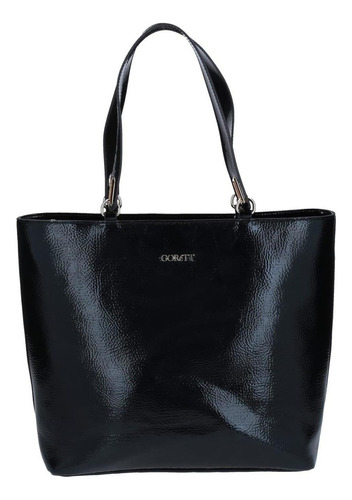 Bolso De Dama Tote Gorett Dubi Negro