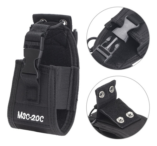Bolsa De Bolsa De Rádio De Nylon Multifuncional Compatível