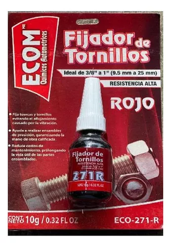 Fijador Tornillos Rojo / Ecom