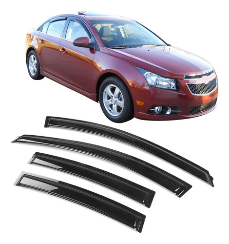 Visera De Ventana Compatible Con Chevy Cruze 2010-2015, Esti