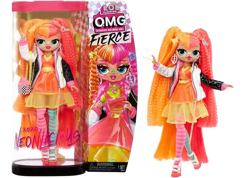 Lol surprise muñeca 30cm fashion doll omg fierce xoxo Neon L