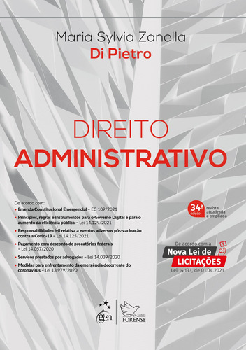 Direito Administrativo, de Di Pietro, Maria Sylvia Zanella. Editora Forense Ltda., capa mole em português, 2021