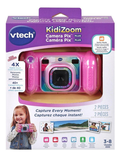 Cámara Digital Infantil Vtech Kidizoom Camera Pix Plus *sk Color Rosa