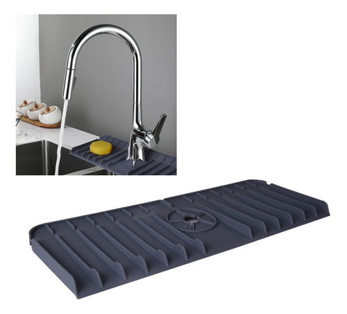 Dubee Third Edition Alfombrilla Silicona Para Grifo Gris