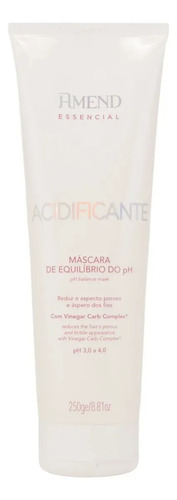Máscara Acidificante Amend Equilibrio Do Ph 250g