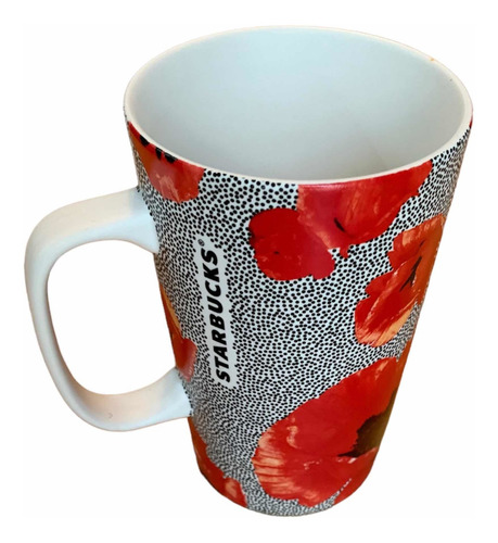 Vaso Taza Starbucks Cerámico Clásico 473ml Flor De Loto (Usado)