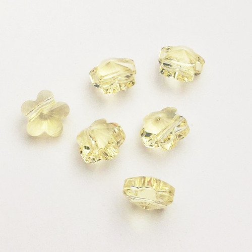 Swarovski 5744 Flor De 8mm. Color Jonquil. 50 Piezas