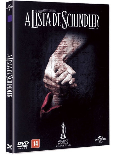 Dvd A Lista De Schindler 1993 Steven Spielberg - Lacrado