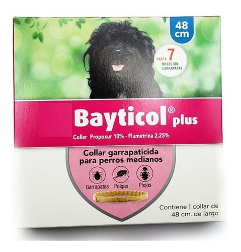 Collar Bayticol Bayer 48 Cms Antipulgas Y Garrapatas Pethome