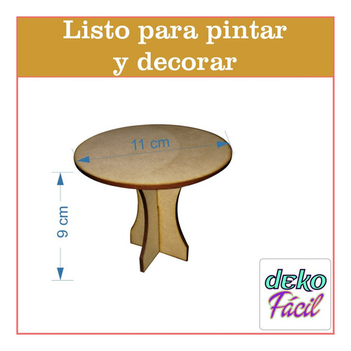 Combo Comedor Diario Para Casa De Muñecas De 29 Cm