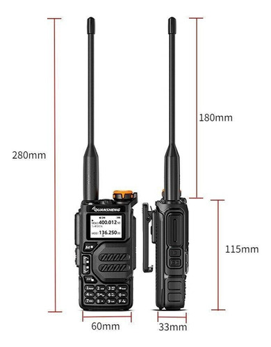 4pz. Radio Walkie Talkie Quansheng Uv-k5 Doble Banda