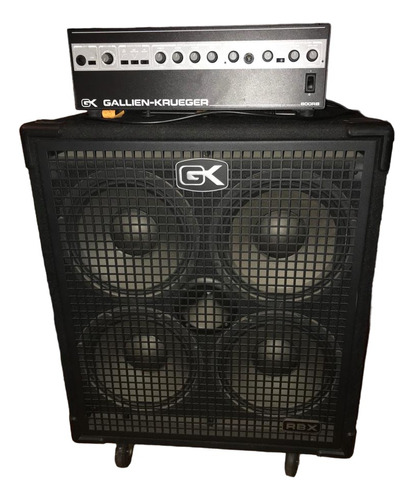 Amplificador De Bajo (gabinete + Cabezal) Gallien Krueger