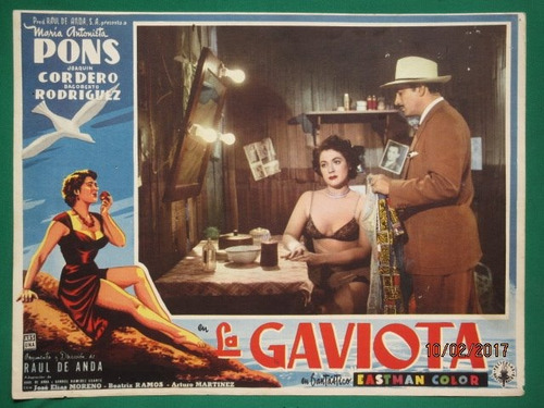 Maria Antonieta Pons La Gaviota Sexy Original Cartel De Cine