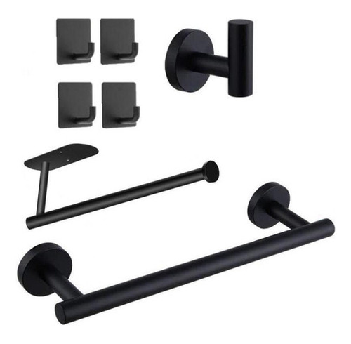 Kit De Herrajes Para Baño Barra De Toalla Soporte Para