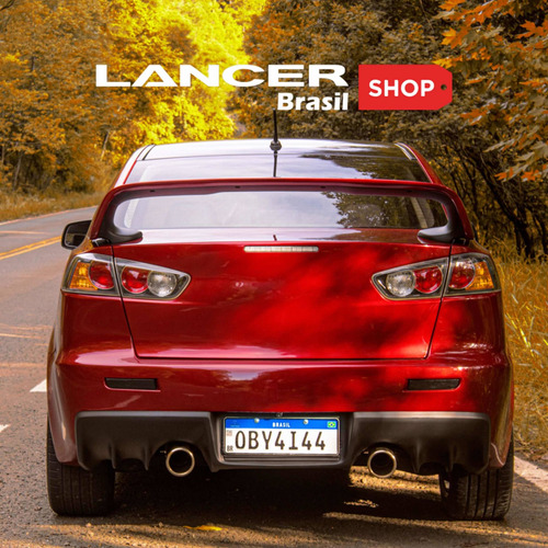 Parachoque Traseiro Mitsubishi Lancer Evo X Lancer Shop Br