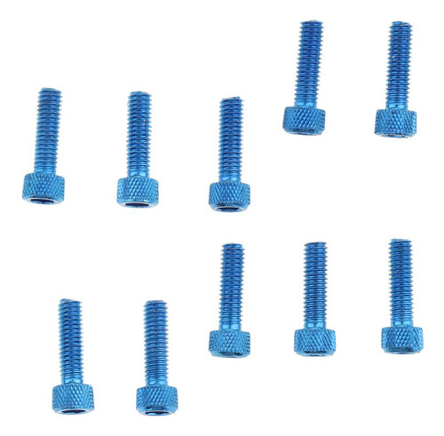 2 X 10pcs M6x20mm Tornillos Hexagonal De Aluminio Tornillo