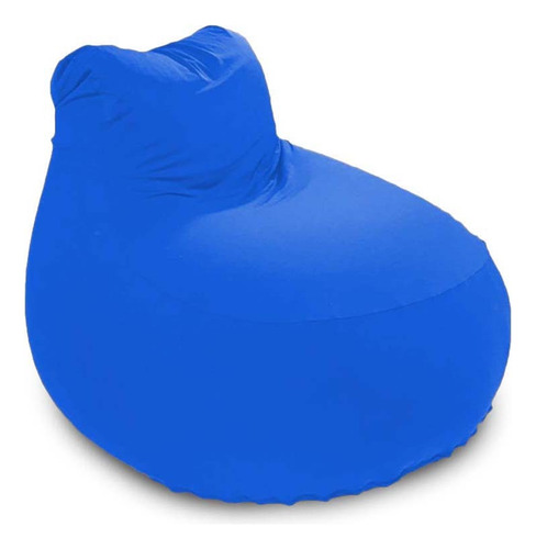 Puff Gamer Flex Cor Azul Royal - Enchimento De Pérolas