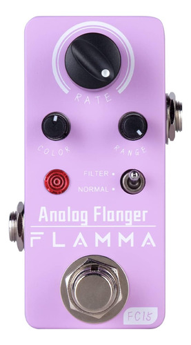 Pedal De Efectos Flamma 3 En 1 Flanger Purple