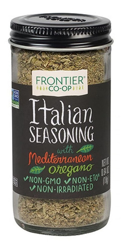 Frontier Sazonador Italiano Con Orégano Mediterráneo 18 G