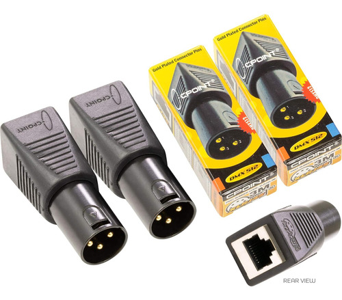 Cpoint Xlr Rj45 - Adaptador Cpoint Xlr Rj45 Ethernet A Dmx51