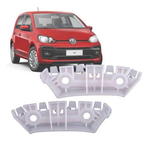 Par Guia Parachoque Dianteiro Volkswagen Up 2014 A 2021