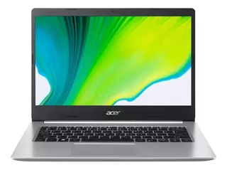 Laptop Acer Aspire 5 A514-53 plata 14", Intel Core i3 1005G1 8GB de RAM 512GB SSD, Intel UHD Graphics 60 Hz 1366x768px Windows 10 Home