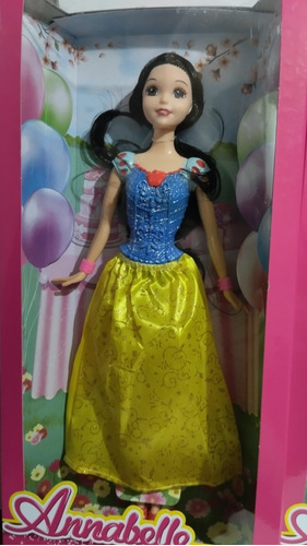 Muñeca Princesa Blanca Nieves, Rapunzel Sirenita Ariel Bella