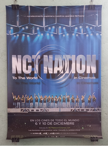 Poster Original De Cine Nct Nation To The World In Cinemas