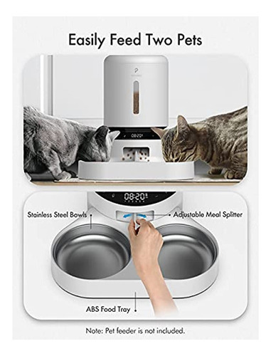 Petlibro Divisor De Alimentos Para Mascotas Con Tazones De A