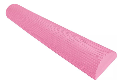 Masajeador de medio rollo de color rosa, espuma de densidad, bloques blandos
