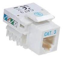 Comprar Jack Coupler Rj11 Cat3 Telefonia Keystone Telefonico