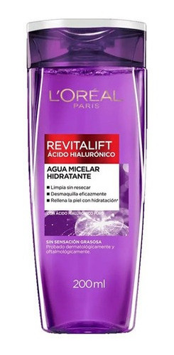 Agua Micelar Loreal Revitalift Con Acido Hialuronico 200ml