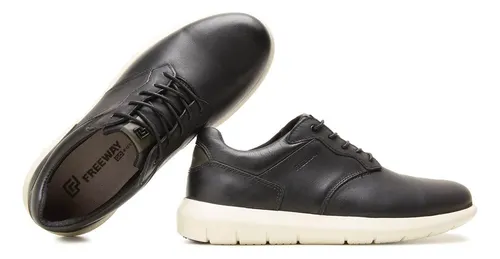 Zapatilla Cuero Hombre Freeway Urbano Elegante Sport
