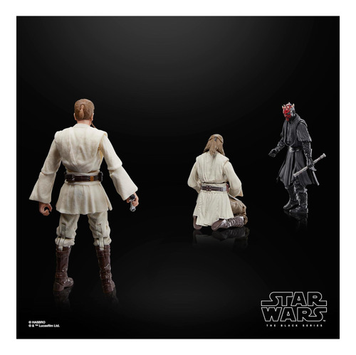 Star Wars The Black Series Qui-gon Jinn, Darth Maul, Obi-wan