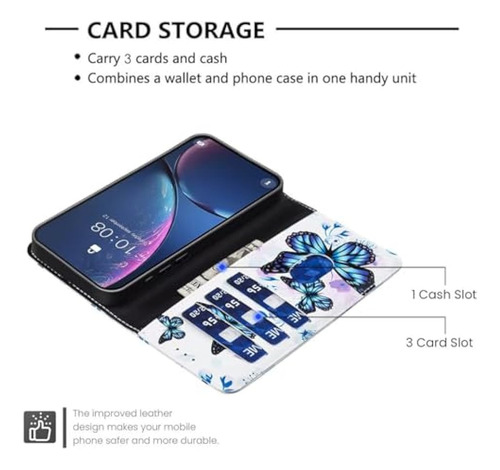 B Funda De Teléfono Tipo Cartera Para Honor X8c, Funda De Piel Sintética Con Función Atril, Ranuras Para Tarjetas,