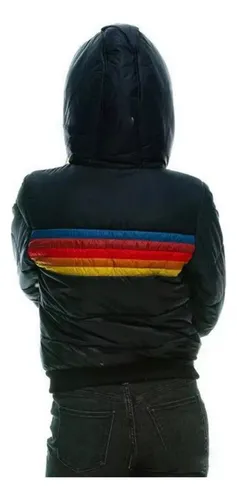 Ropa De Mujer De Algodón Térmico Con Rayas Arcoiris