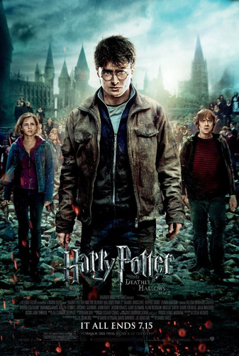 Poster De Lona - Harry Potter Y Las Reliquias De La Muerte 2