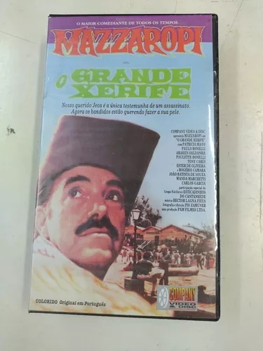 Vhs Filme Mazzaropi O Grande Xerife, Filme e Série Usado 62623192