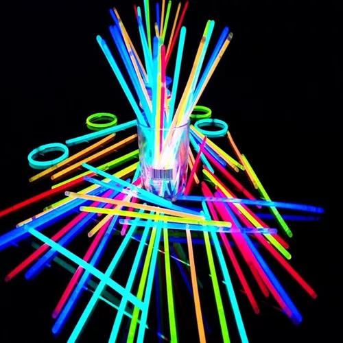 PULSERAS LUMINOSAS 1000 PIEZAS FLUORESCENTES PARA FIESTA GLOW STICK