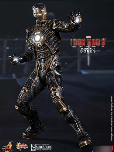 Iron Man Bones 1/6 Marvel Hot Toys Robert Downey Jr Original
