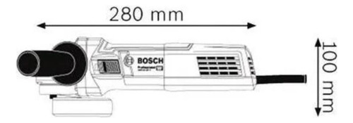 Esmerilhadeira Angular Bosch 900w Gws 9-125 Heavy Duty 127v