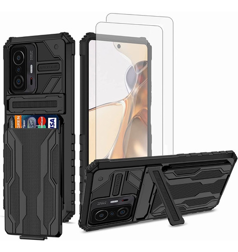 Funda Case Tarjeta Para Xiaomi Mi 11t / Mi 11t Pro + 2 Mica