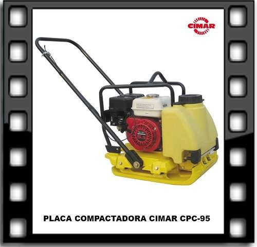 Placa Compactadora Motor 4 Tiempos 5.5hp Cimar Cpc-95
